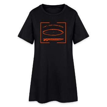 Surfing Board Meeting - Frauen T-Shirt-Kleid - Schwarz - Vorne