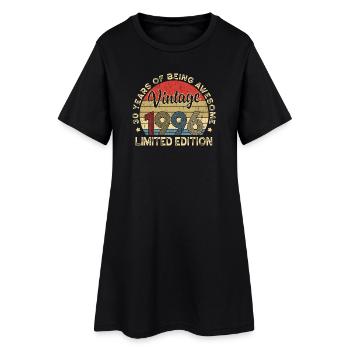 30th Birthday for Him 1996 30 Year Old Birthday - Women’s T-Shirt Dress - black - Front