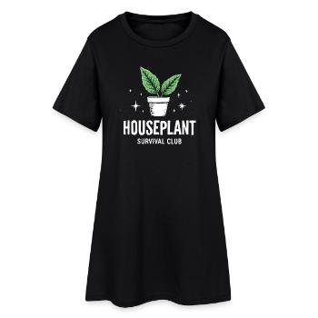Plantes du Club de Survie des plantes d’intérieur - Robe T-shirt Femme - noir - Devant