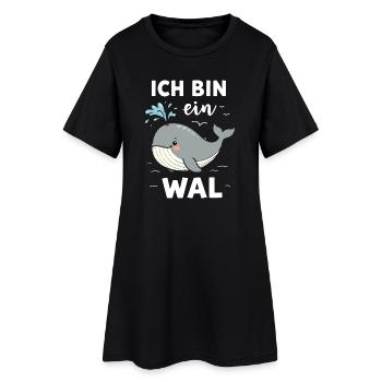 Costume sous-marin de la Créature marine Baleine Poisson de carnaval - Robe T-shirt Femme - noir - Devant