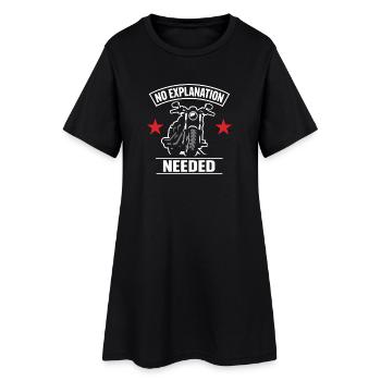 Pourquoi nous roulons à moto, - Robe T-shirt Femme - noir - Devant
