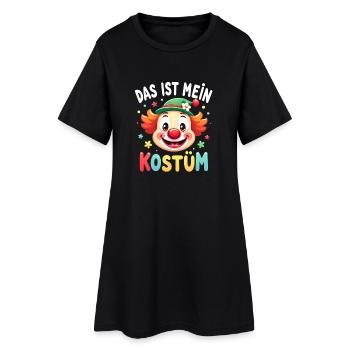 Déguisement de clown de carnaval Carnaval Carnaval - Robe T-shirt Femme - noir - Devant