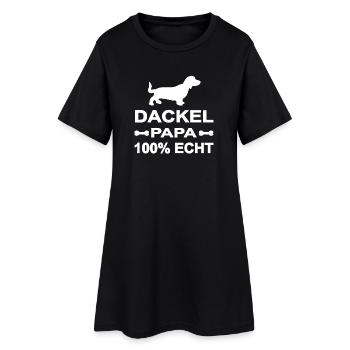 Teckel - Robe T-shirt Femme - noir - Devant