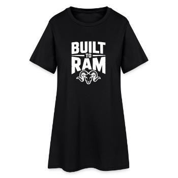 Construit sur Ram - Robe T-shirt Femme - noir - Devant