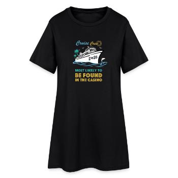 Cruise Crew 2026 se trouve très probablement au casino - Robe T-shirt Femme - noir - Devant