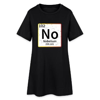 Pas de tableau périodique de chimie - Robe T-shirt Femme - noir - Devant