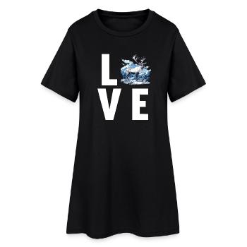 Renne Renne - Robe T-shirt Femme - noir - Devant