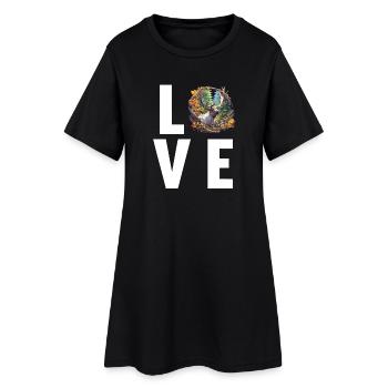 Renne Renne - Robe T-shirt Femme - noir - Devant