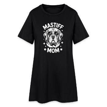 Mastiff Sayings Dogs Funny Mastiff Gift - Women’s T-Shirt Dress - black - Front