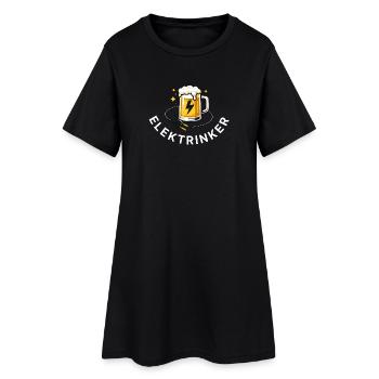 Elektrinker – Pun Gift for Electrician - Women’s T-Shirt Dress - black - Front
