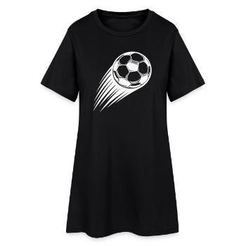 Soccer Ball Icon - Women’s T-Shirt Dress - black - Front