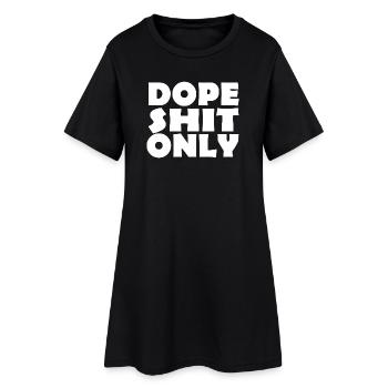 merde - Robe T-shirt Femme - noir - Devant