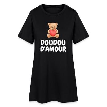 Love Blanket Humor Cute Gift - Women’s T-Shirt Dress - black - Front