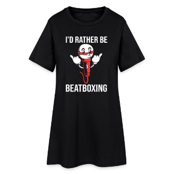 Beatbox - Women’s T-Shirt Dress - black - Front