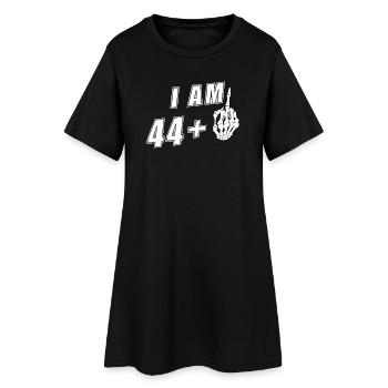J’ai 44 ans et plus le majeur - 45e anniversaire - Robe T-shirt Femme - noir - Devant