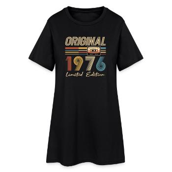 Original 50 Year Anniversary 1976 Party Gift - Women’s T-Shirt Dress - black - Front