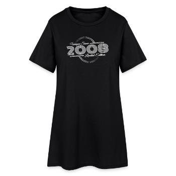 Unique 18e anniversaire Vintage 2008 Rétro - Robe T-shirt Femme - noir - Devant