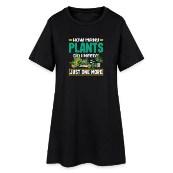 Eine Weitere Pflanze Pflanzenliebhaber Gärtner - Frauen T-Shirt-Kleid - Schwarz - Vorne