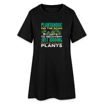 Jardinage Plantaholic Plant Lover Gardener - Robe T-shirt Femme - noir - Devant