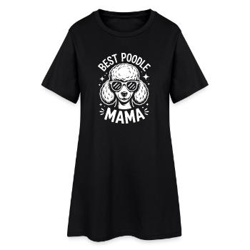 Paroles de caniche Caniche Cadeau drôle de caniche - Robe T-shirt Femme - noir - Devant