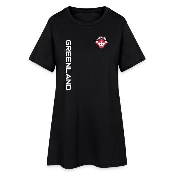 GROENLAND DANEMARK | DEPUIS 1814 - Robe T-shirt Femme - noir - Devant