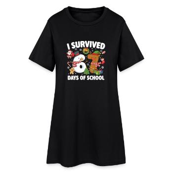 Le mème des 67 jours d’école a survécu à la tendance drôle - Robe T-shirt Femme - noir - Devant