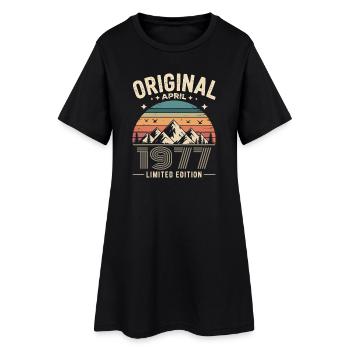 February 1977 – Legend of the Peaks and Mountains - Women’s T-Shirt Dress - black - Front