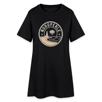 Nordperle Hambourg mer du Nord mer Baltique Deern allemand du Nord - Robe T-shirt Femme - noir - Devant