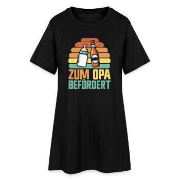 Les grands-parents rétro de Grand-père Pop promus au rang de grand-père - Robe T-shirt Femme - noir - Devant