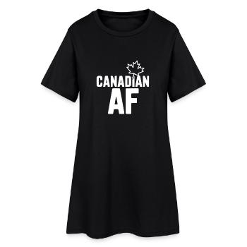 Forces canadiennes de la Marine - Robe T-shirt Femme - noir - Devant