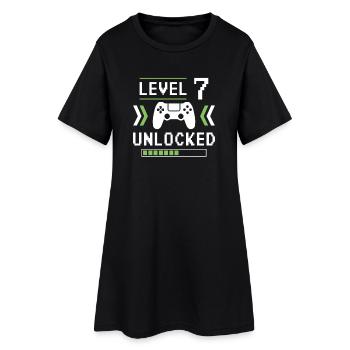 Level 7 Unlocked - Women’s T-Shirt Dress - black - Front