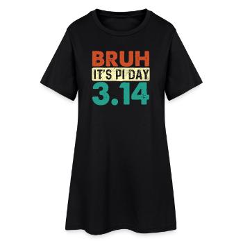 Mec, c’est le meme du Jour 3.14 des maths - Robe T-shirt Femme - noir - Devant