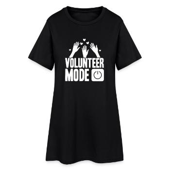 Mode citation de travailleur social sur Social Social - Robe T-shirt Femme - noir - Devant