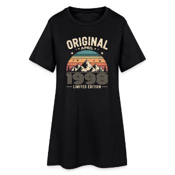 février 1998 – Légende des sommets et montagnes - Robe T-shirt Femme - noir - Devant