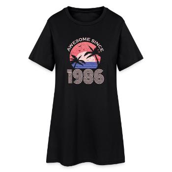 Aloha Sunset 1996 Rétro - Robe T-shirt Femme - noir - Devant