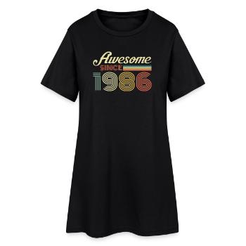 Awesome since 1996 retro vibe - Women’s T-Shirt Dress - black - Front