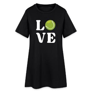 Tennis Lover - Women’s T-Shirt Dress - black - Front