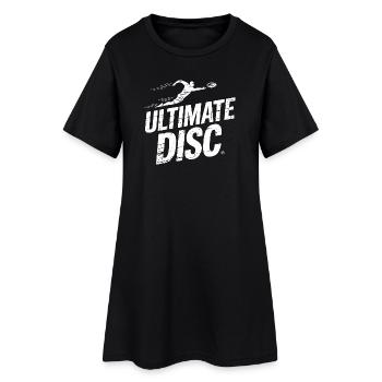  Ultimate Disc Layout Offense Spieler Sprung Fang - Frauen T-Shirt-Kleid - Schwarz - Vorne