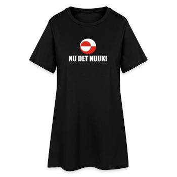 Greenland - Nu Det Nuuk - Denmark - Danmark - Women’s T-Shirt Dress - black - Front