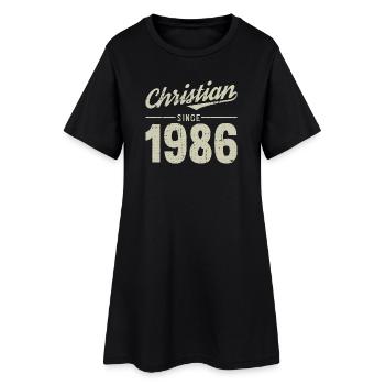 Le style chrétien depuis 1986 - Robe T-shirt Femme - noir - Devant