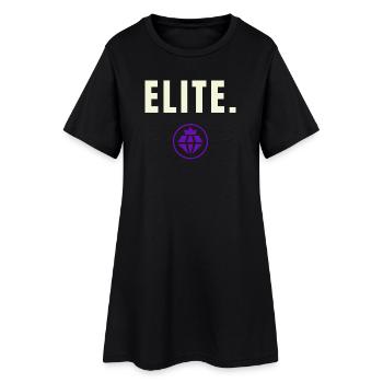 Elite. Success Edition - Royal Purple Crown - Frauen T-Shirt-Kleid - Schwarz - Vorne