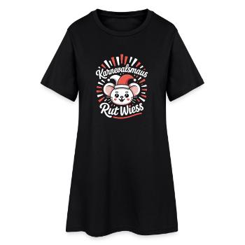 Souris de Carnaval, Rut, Wiess, Cologne, Cologne, Souris de Carnaval, - Robe T-shirt Femme - noir - Devant