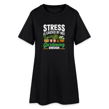 Amoureux des plantes Jardinage Jardiniers Plantes - Robe T-shirt Femme - noir - Devant