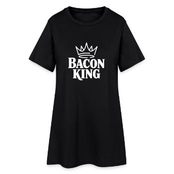 Bacon King - Women’s T-Shirt Dress - black - Front