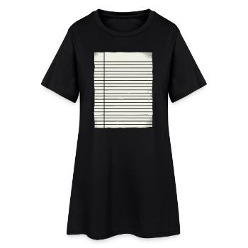 Costume en papier, Carnaval de costumes de groupe - Robe T-shirt Femme - noir - Devant