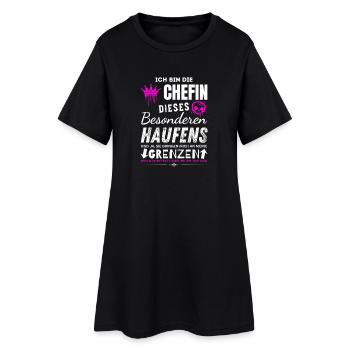 Chefin dieses besonderen Haufens Chefin Geschenke - Robe T-shirt Femme - noir - Devant
