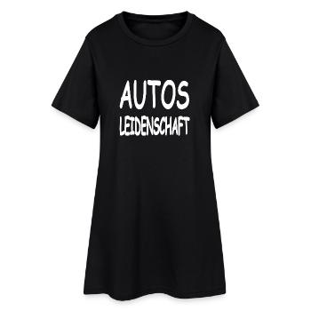 Voiture - Robe T-shirt Femme - noir - Devant