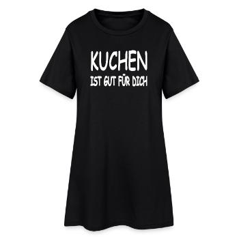 Gâteau - Robe T-shirt Femme - noir - Devant