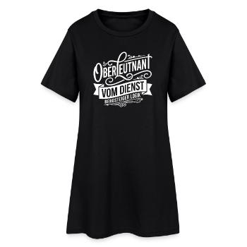 First Lieutenant on duty: Mountaineer Logic - Women’s T-Shirt Dress - black - Front
