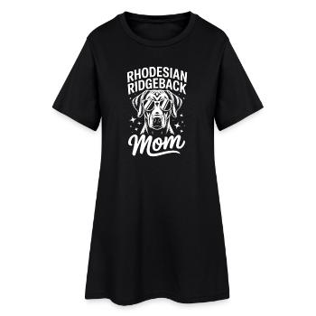 Rhodesian Ridgeback Sprüche Lustiges Hund Geschenk - Frauen T-Shirt-Kleid - Schwarz - Vorne
